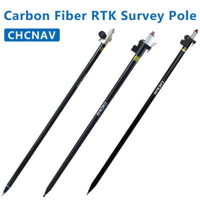 comprare Polo estensibile in fibra di carbonio per GPS RTK GNSS Polo Rover telescopico CHC Polo di rilevamento GPS fabbricazione online