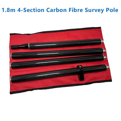 comprare Nuovo polo di rilevamento 1.8M lunghezza 1.8M GPS PRISM POLE Pollo in fibra di carbonio GPS GNSS RTKSURVEYING TYPE,4 PCS Polli, 5/8x11 Thread fabbricazione online