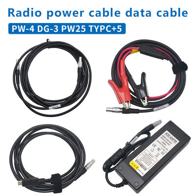 comprare Hi-Target GPS RTK Host Data Cable DG-3 HDL460A Cable di alimentazione radio PW-25 2-Pin 5-Pin Power Adapte fabbricazione online