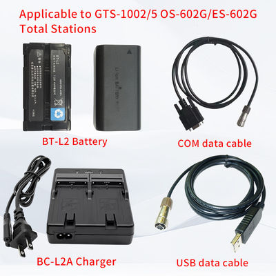 comprare Suitable for GTS-1002/5, OS-602G/ES-602G Total Stations BT-L2 Battery BC-L2A Charger fabbricazione online