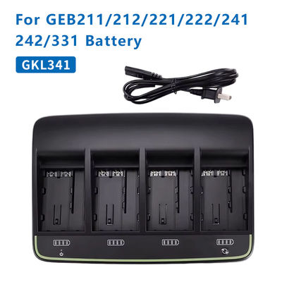 Caricabatterie a quattro slot GKL341 per batterie al litio Modello GEB242/241/211/212/221/222 1PCS