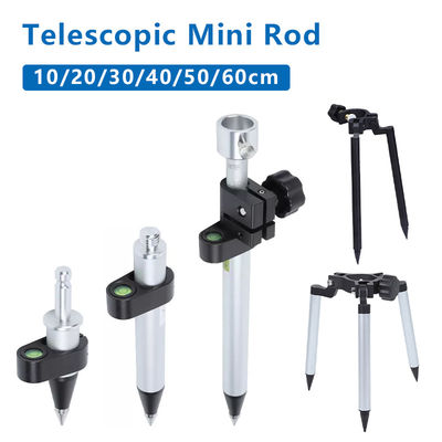 Strumento di rilevamento totale stazione mini treppiede mini bipiede polo prisma tutte le dimensioni 10/20/30/40/50/60c