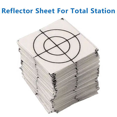 100Pcs Dimensione 20/30/40/50/60MM Foglio riflettente per LeicCa Total Station Survey Geografia Foglio di destinazione bianco Adesivo riflettente