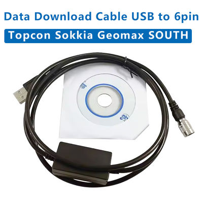 2025 Nuovi dati download cavo USB a Hirose connettore 6 pin connettore per Windows 7/8/10/XP per Topcon Sokkia Gowin Sud