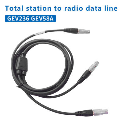 Cavo di alimentazione dati a forma di Y 8-PIN per GEV236 GEV58A connessione radio wireless alla stazione totale e alla batteria esterna