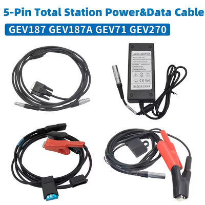 Adaptatore a cavo 5 pin Y per collegare Leica TS/TM60/50/30 Total Station al PC e all'alimentazione