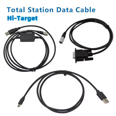 Conveniente cavo di scaricamento dati 6 PIN USB RS232 per indagine Hi-Target Total Station HTS221/420/121/520/ATS320