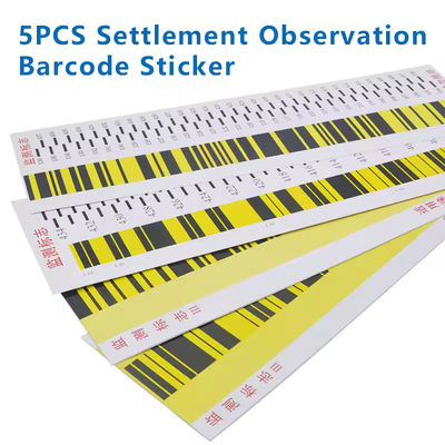 5PCS SETTEMENT OBSERVATION BAR CODE STICKER per LEI-CA SOKK IA TRIMBLE FOIF VISTAZIONE a livello digitale