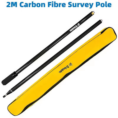 Nuovo GPS RTK 2M Palloni di rilevamento in fibra di carbonio GPS con 2 sezioni con Trimble Universal Prism GPS Pole Centering Roc