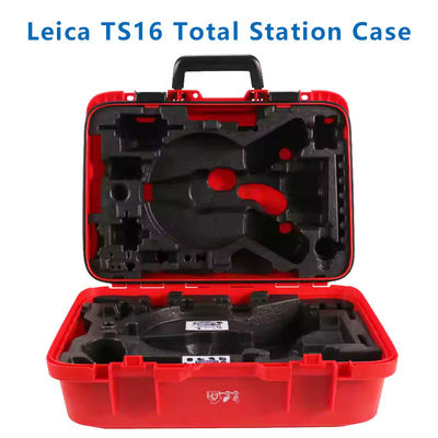 Nuova custodia rigida di plastica rossa per strumento di rilevamento TZ05/08/12 TS16/ TS10 Stazione totale