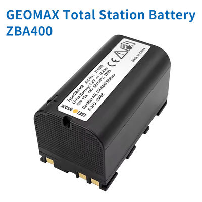 Batteria GEOMAX ZBA400 ad alta capacità da 4400mAh per Stazione Totale ZT20 ZT80 Zenith50 ZOOM 10 20 30 35 PRO ZOOM 80