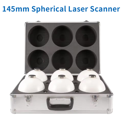 Diametro 145mm, Sfera di riferimento per scanner laser, sfera di riferimento per scanner con custodia rigida per rilievi