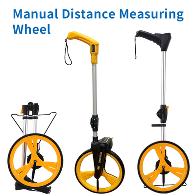 Rotella di misurazione della distanza manuale Display digitale Misurazione elettronica stradale Rotella di misurazione meccanica Rullo