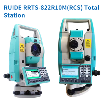 Ruide RTS-822R10M Total Station con precisione di 2' e sensore di inclinazione a doppio asse