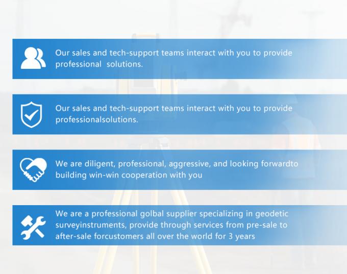 GPS RTK Modalità radio integrata Antenna Direzione dell'antenna piccola girata in alto per aumentare la distanza di trasmissione 6